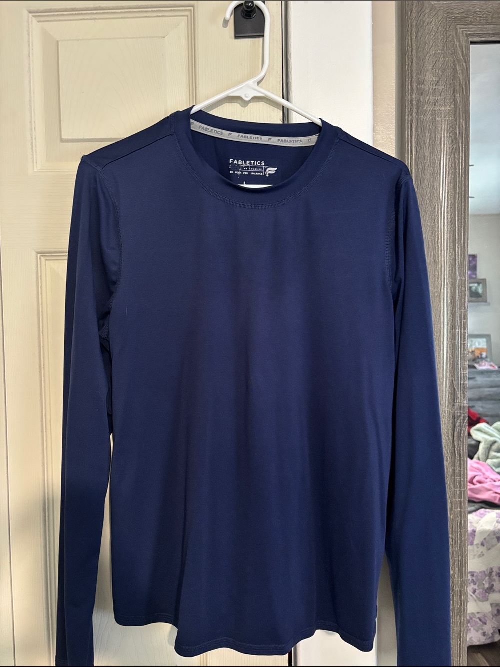 Fabletics women’s Performance Long Sleeve - Navy Blue
